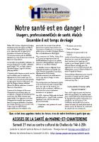 Appel du collectif santé de Marne-et-Chantereine